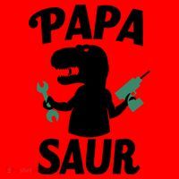Papa Saur Fix Things Santa Hat thumb 1