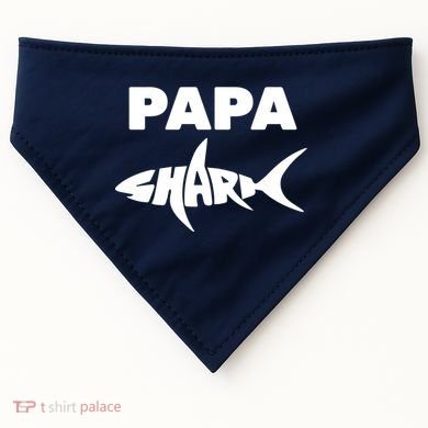 Papa Shark USA-Made Doggie Bandana
