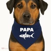 Papa Shark USA-Made Doggie Bandana thumb 1