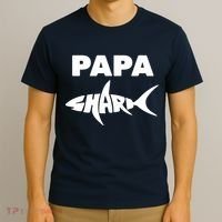 Papa Shark T-Shirt thumb 3