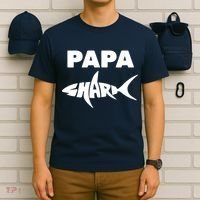 Papa Shark T-Shirt thumb 6