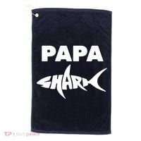 Papa Shark Golf Towel thumb 0
