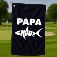 Papa Shark Golf Towel thumb 1