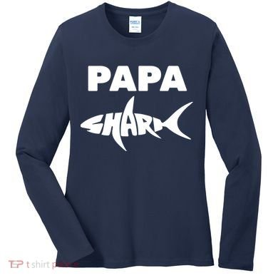 Papa Shark Women's Long Sleeve Shirt