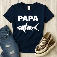 Papa Shark Women's T-Shirt thumb 3