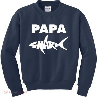 Papa Shark Kids Sweatshirt