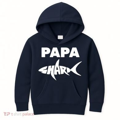 Papa Shark Kids Hoodie