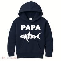 Papa Shark Kids Hoodie thumb 0
