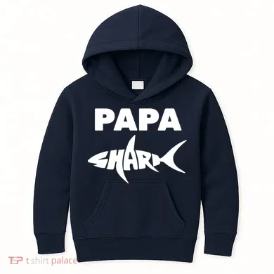 Papa Shark Kids Hoodie
