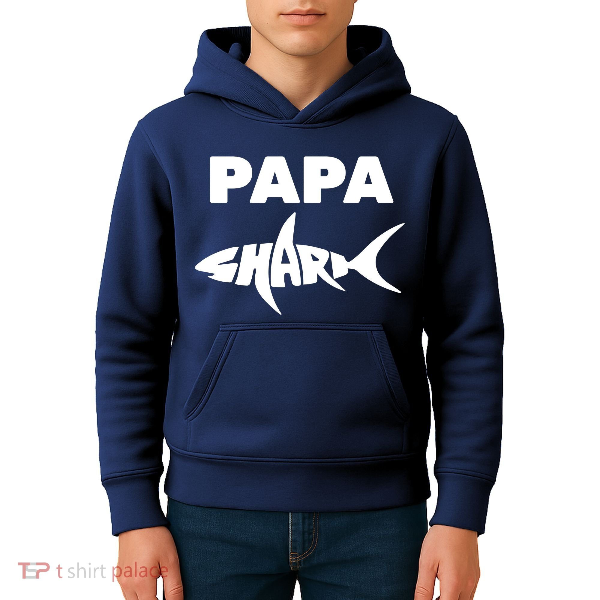 Papa Shark Kids Hoodie