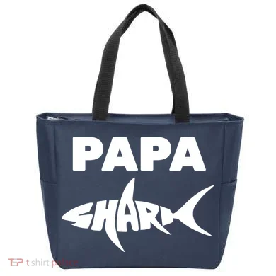 Papa Shark Tote Bag
