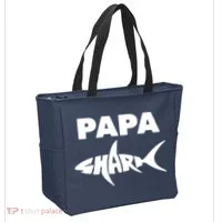 Papa Shark Tote Bag thumb 2