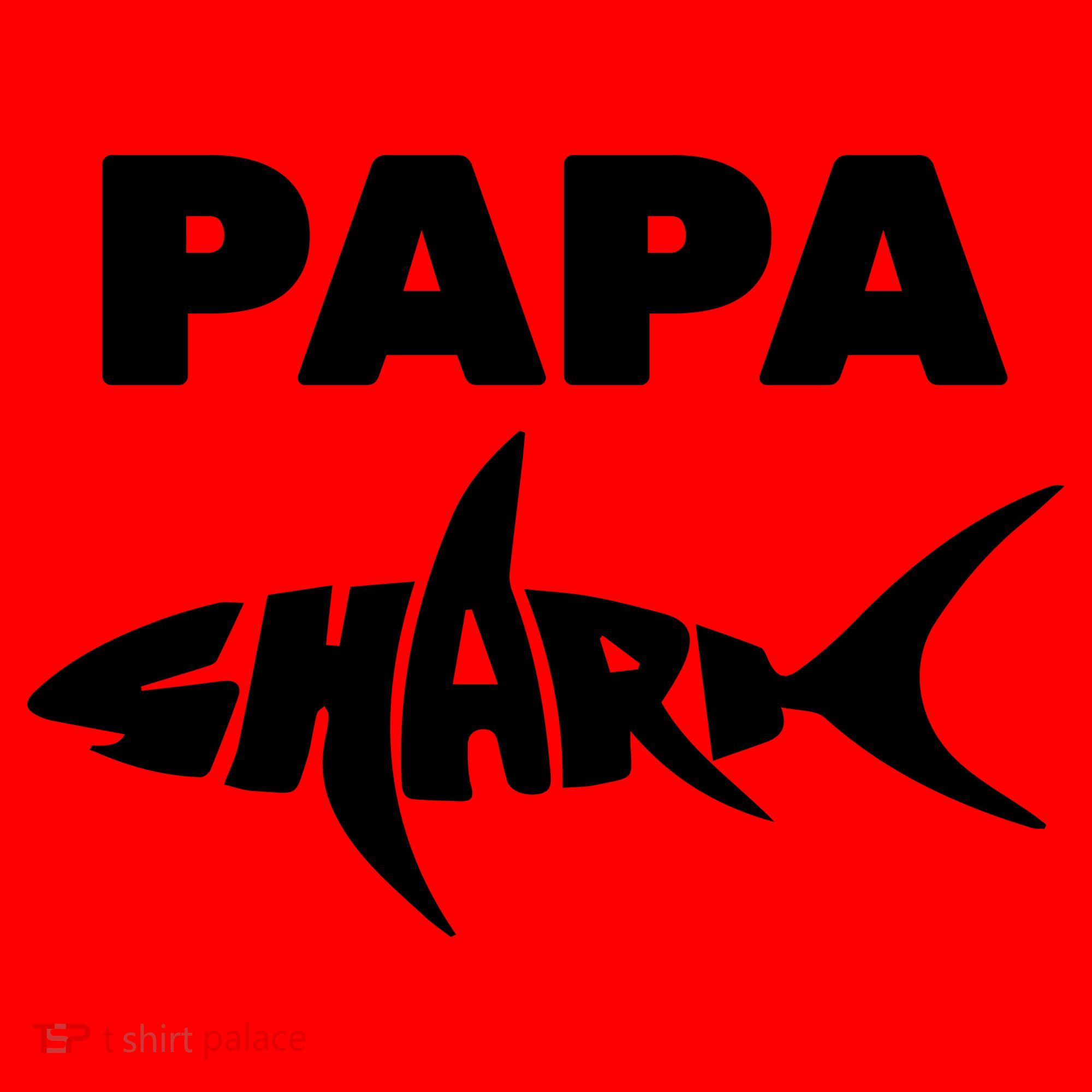 Papa Shark Santa Hat