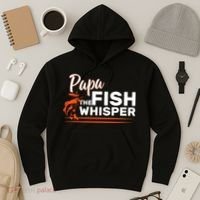 Papa The Fish Whisper Hoodie thumb 3