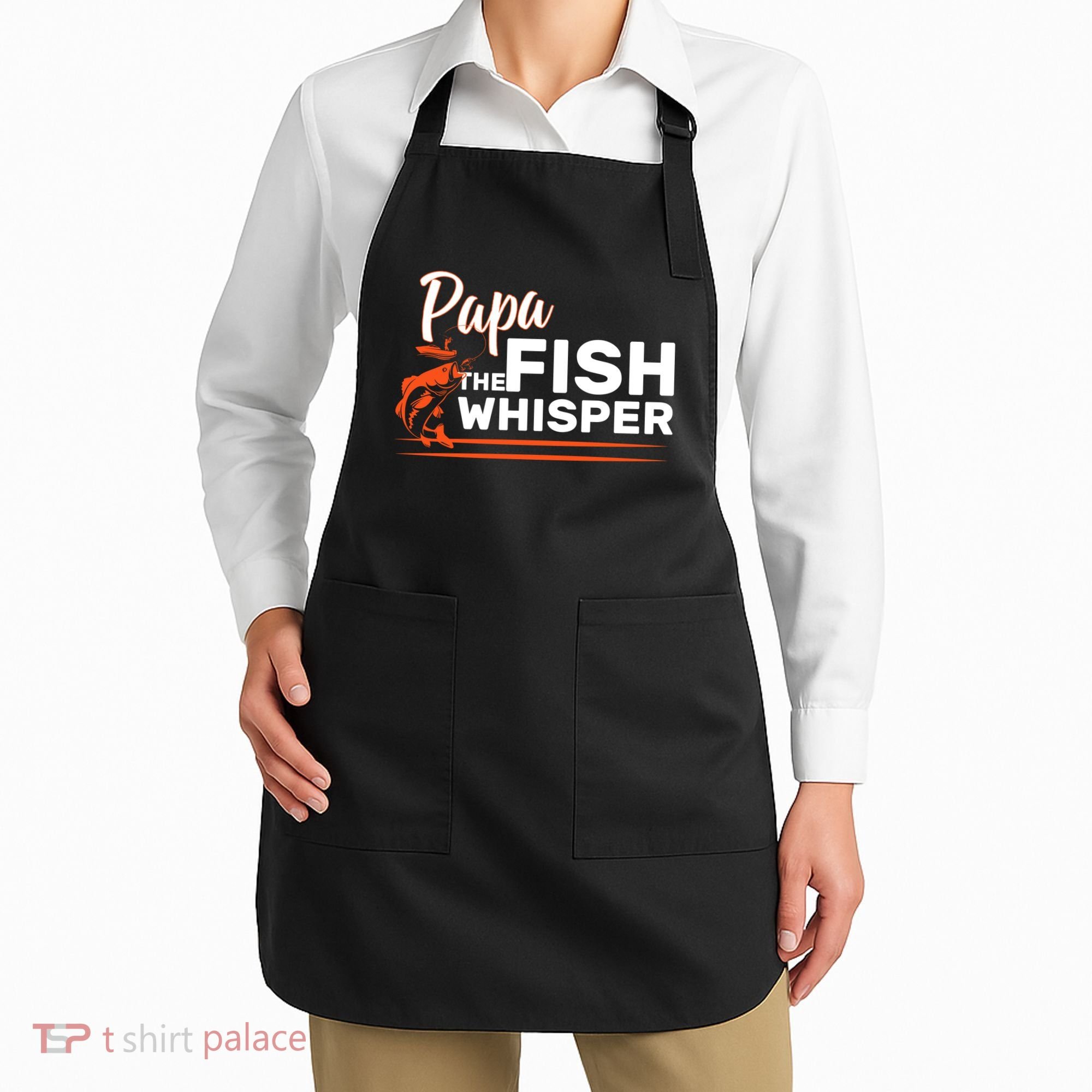 Papa The Fish Whisper Apron