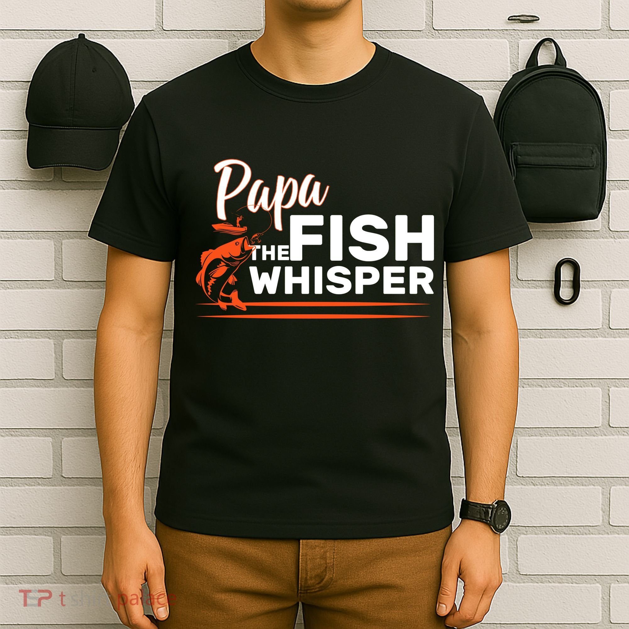 Papa The Fish Whisper T-Shirt