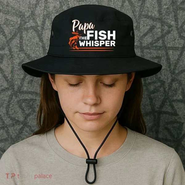 Papa The Fish Whisper Bucket Hat