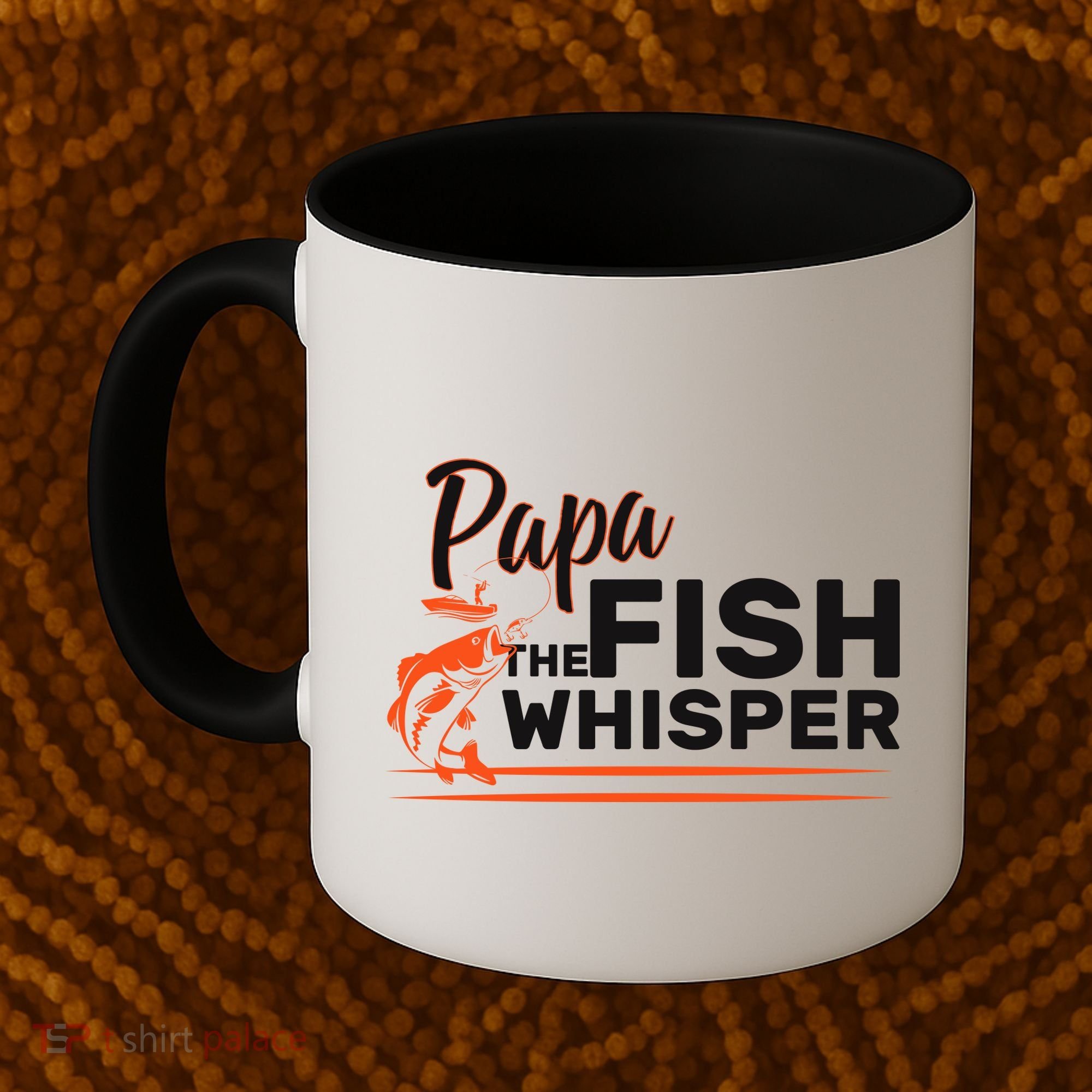 Papa The Fish Whisper Coffee Mug