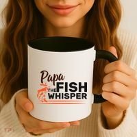 Papa The Fish Whisper Coffee Mug thumb 3