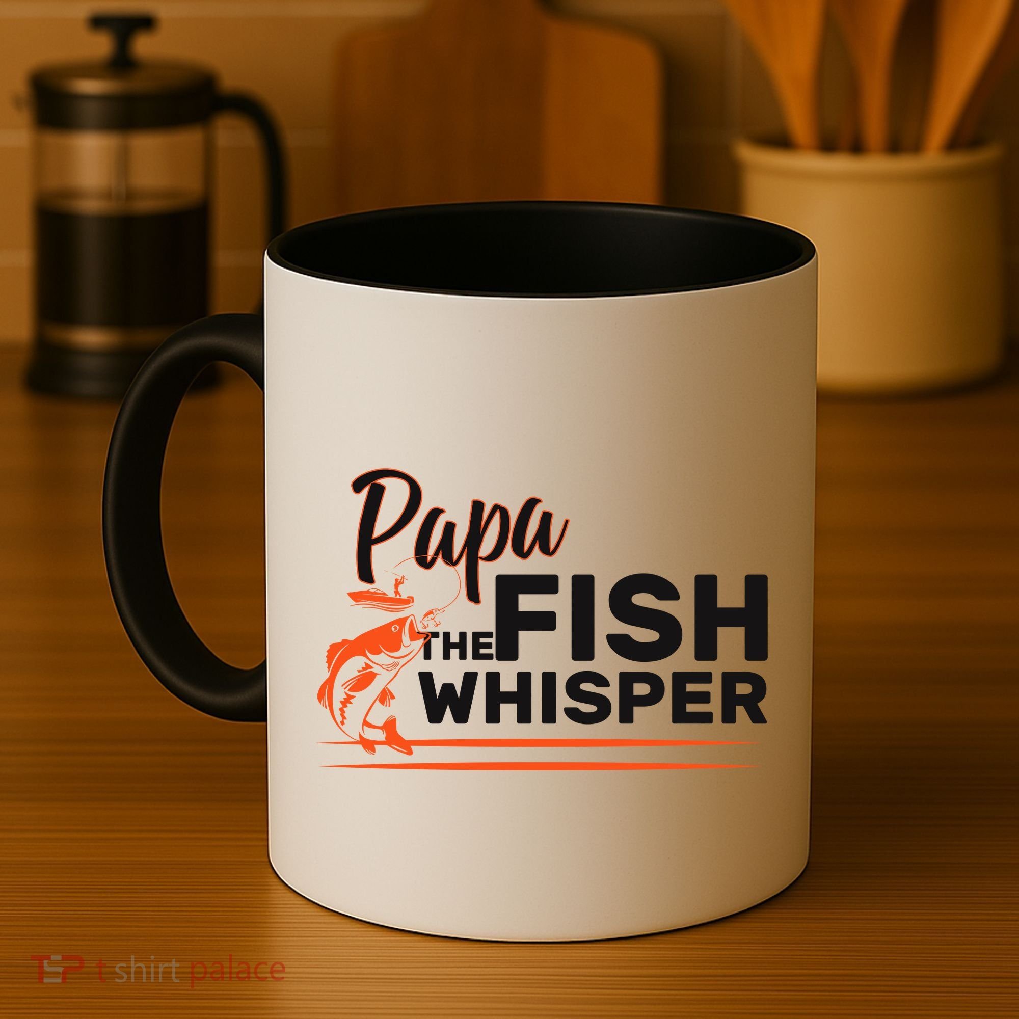 Papa The Fish Whisper Coffee Mug