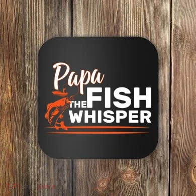 Papa The Fish Whisper Coaster