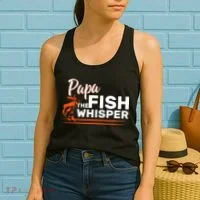 Papa The Fish Whisper Women's Tank Top thumb 2