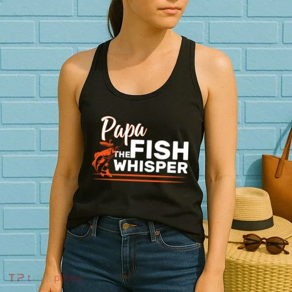 Papa The Fish Whisper Women's Tank Top
