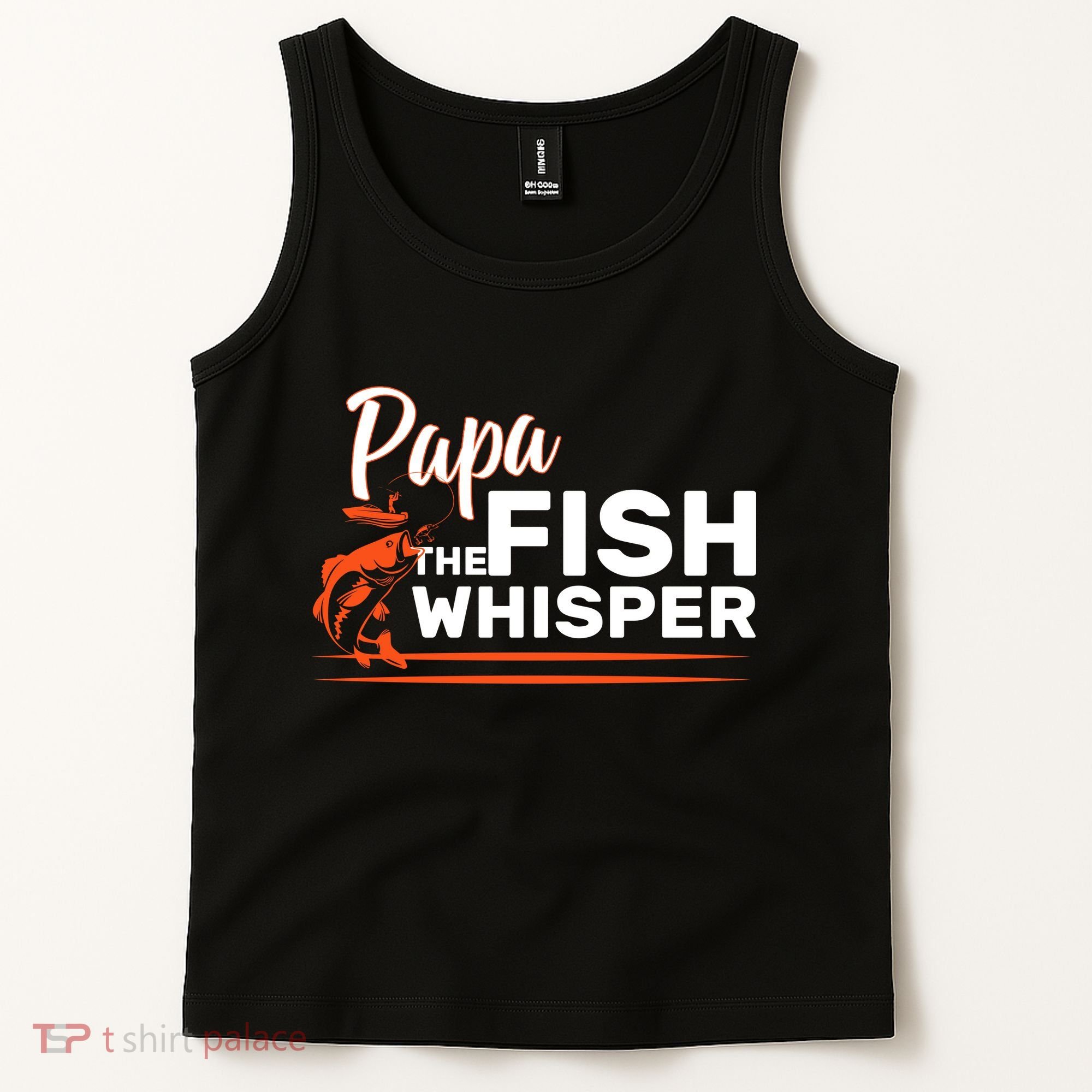 Papa The Fish Whisper Tank Top