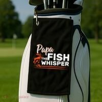 Papa The Fish Whisper Golf Towel thumb 2