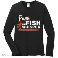 Papa The Fish Whisper Women's Long Sleeve Shirt thumb 0