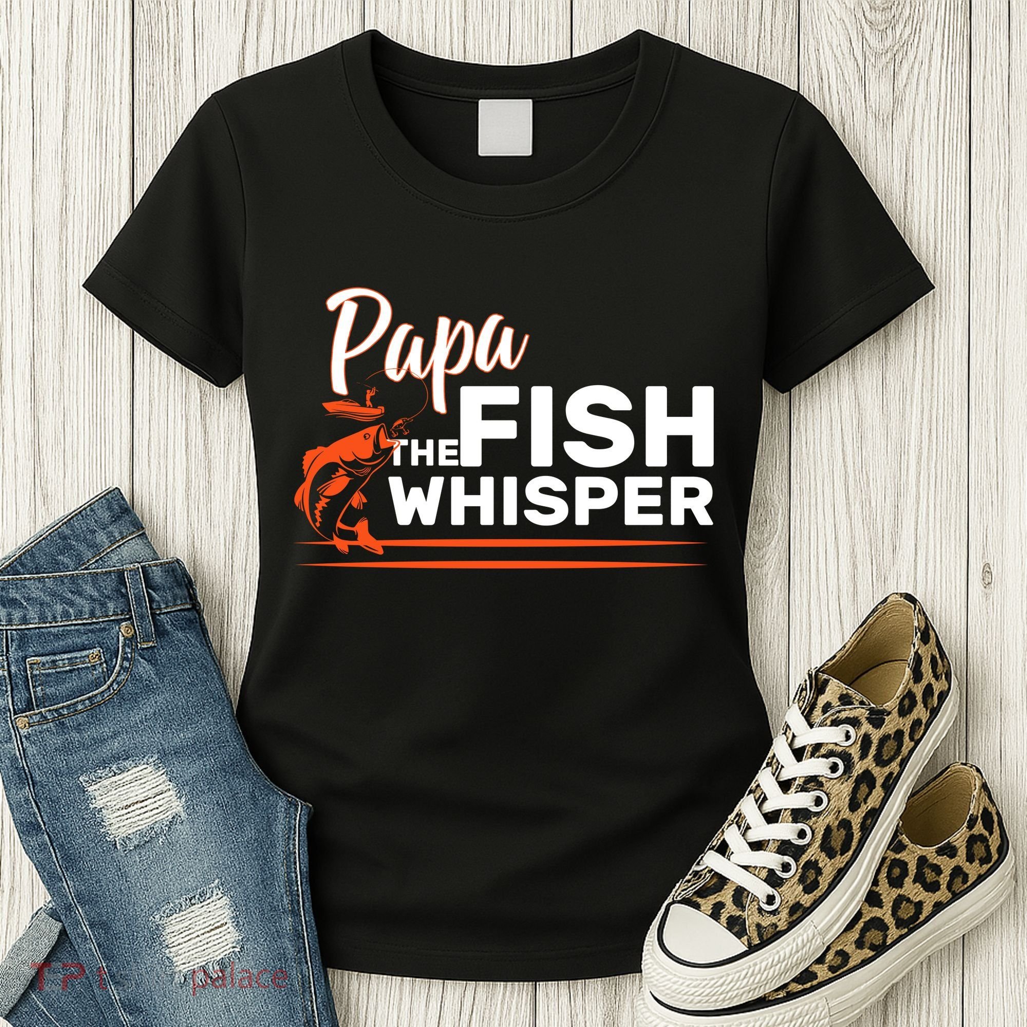 Papa The Fish Whisper Women's T-Shirt