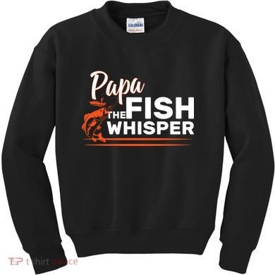 Papa The Fish Whisper Kids Sweatshirt