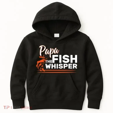 Papa The Fish Whisper Kids Hoodie