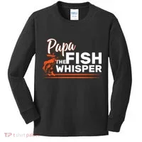 Papa The Fish Whisper Kids Long Sleeve Shirt thumb 0