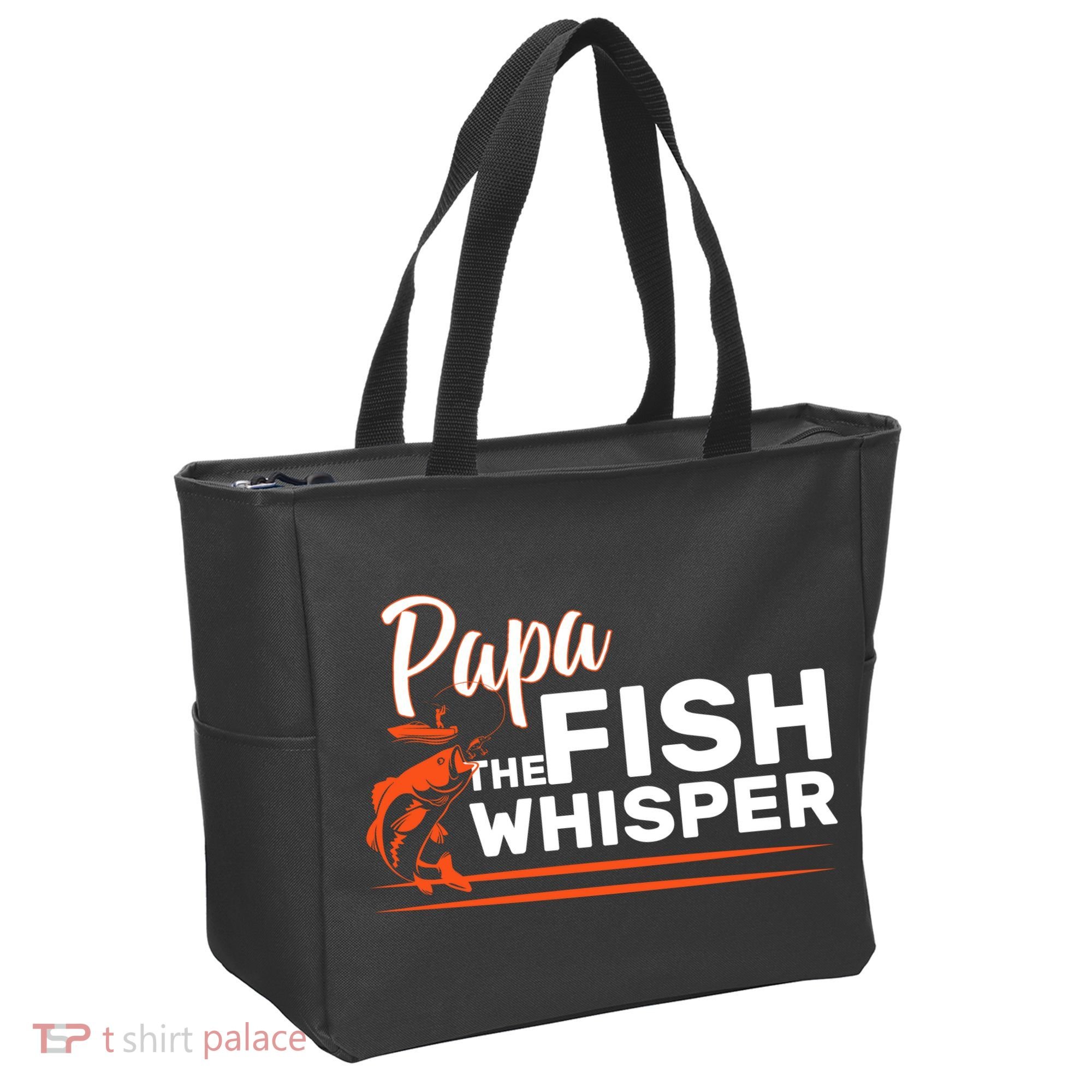 Papa The Fish Whisper Tote Bag