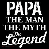 Papa The Man Myth Legend Sweatshirt thumb 3