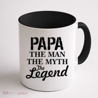 Papa The Man Myth Legend Coffee Mug thumb 1