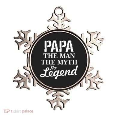 Papa The Man Myth Legend Ornament