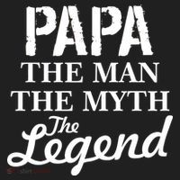 Papa The Man Myth Legend Golf Towel thumb 3