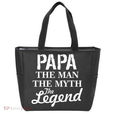 Papa The Man Myth Legend Tote Bag