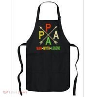 Papa The Man Myth Legend Arrow Cross Apron thumb 0