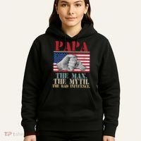 Papa The Man The Myth The Bad Influence Father's Day Hoodie thumb 5