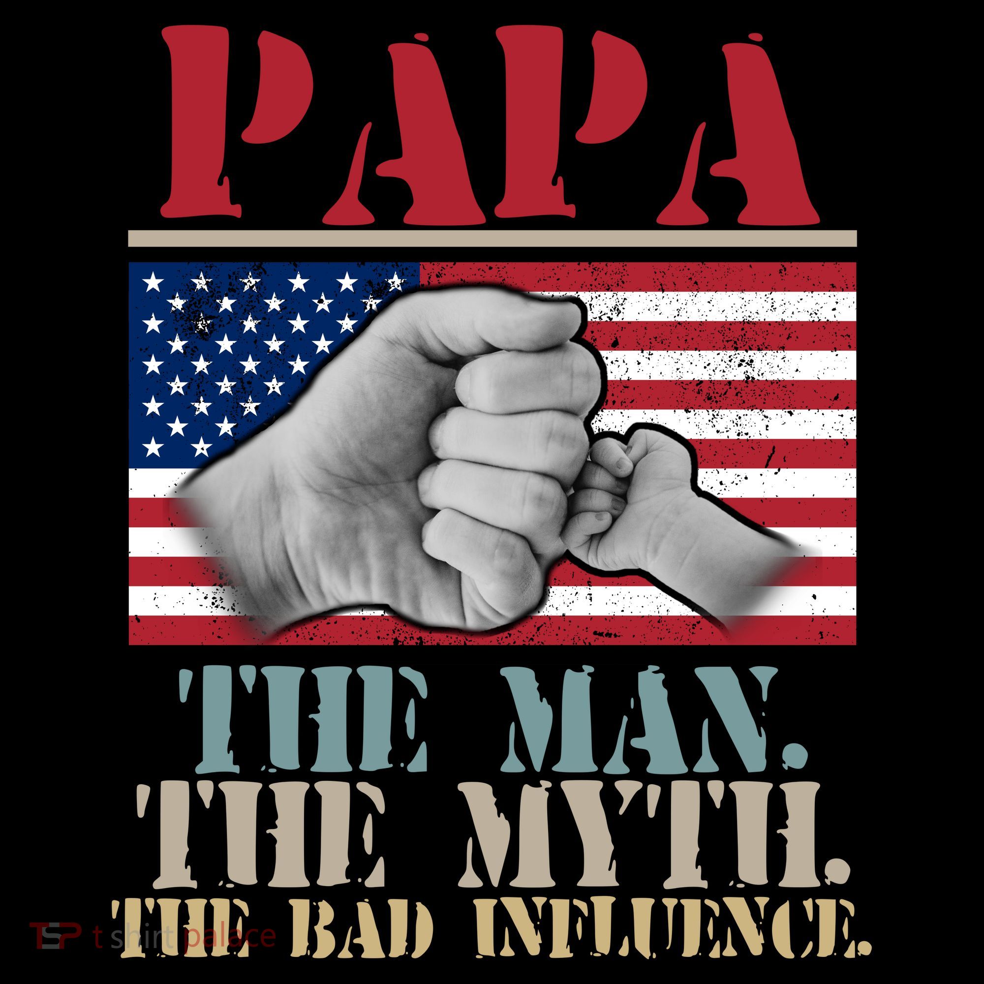 Papa The Man The Myth The Bad Influence Father's Day Coffee Mug