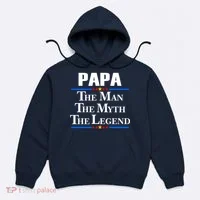 Papa The Man The Myth The Legend Hoodie thumb 0