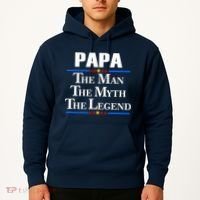 Papa The Man The Myth The Legend Hoodie thumb 2