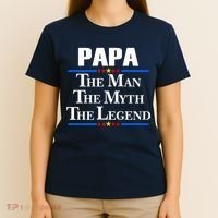 Papa The Man The Myth The Legend T-Shirt thumb 4
