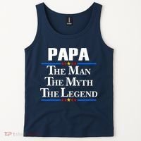 Papa The Man The Myth The Legend Tank Top thumb 2