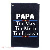 Papa The Man The Myth The Legend Golf Towel thumb 0