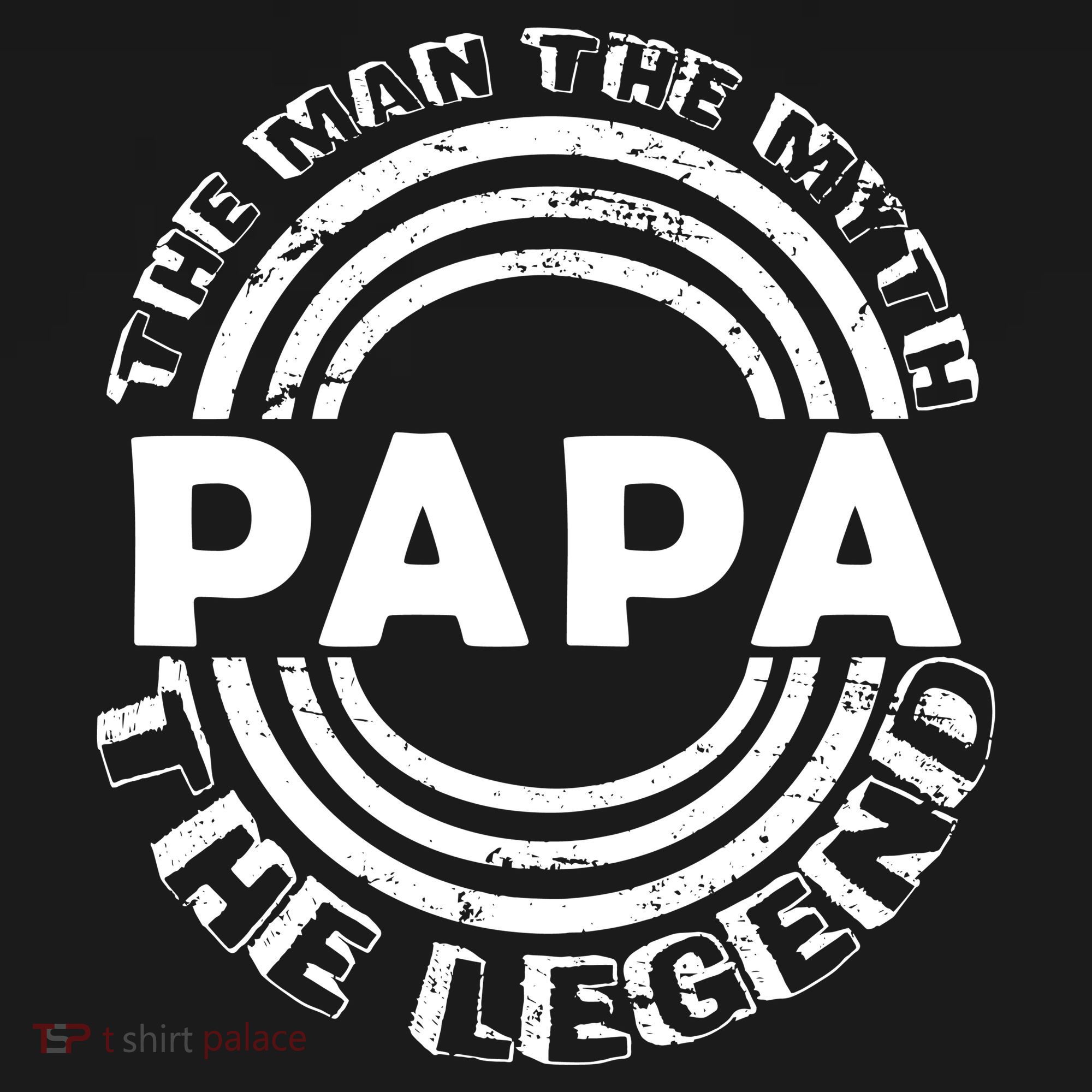 Papa The Man The Myth The Legend Funny Button