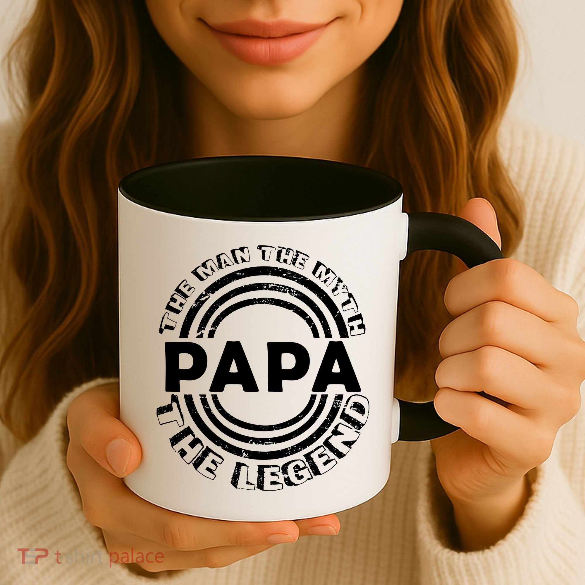 Papa The Man The Myth The Legend Funny Coffee Mug